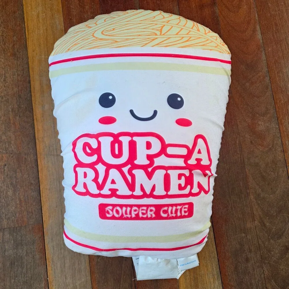 2 Scoops Cup-A-Ramen Souper Cute Pillow